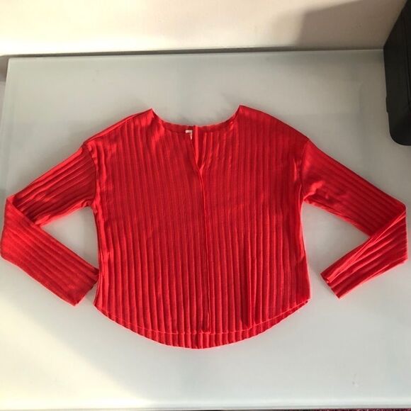 BP Blood Orange Ribbed Sweater Small - Picture 6 of 9